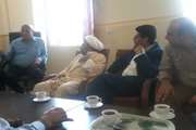 بازدید مسئول دفتر نمایندگی ولی فقیه، مسئول حراست و رئیس اداره بهداشت و مدیریت بیماری های آبزیان از دامپزشکی شهرستان سیریک