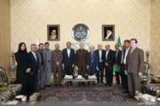    دیدار جمعی از مدیران  دولتی ،غیردولتی و دانشگاهی  دامپزشکی با رییس مجلس شورای اسلامی