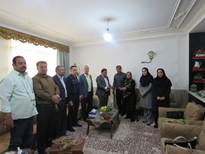 دیدار مدیرکل و کارکنان دامپزشکی کهگیلویه‌وبویراحمد با خانواده شهید پژمان